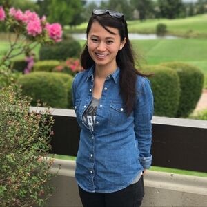 H&M Blue Button Down Shirt for Women